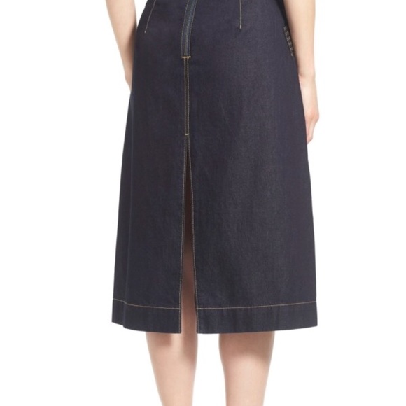 Denim midi skirt - Picture 7 of 8